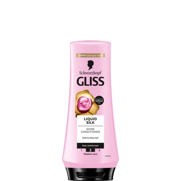 Gliss Liquid Silk Балсам течна коприна за крехка коса без блясък x200 мл