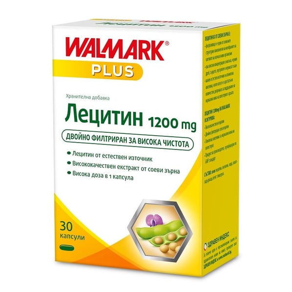Walmark /ЕЦИТИН ТБЛ 1200мг. X 30бр. таблетки