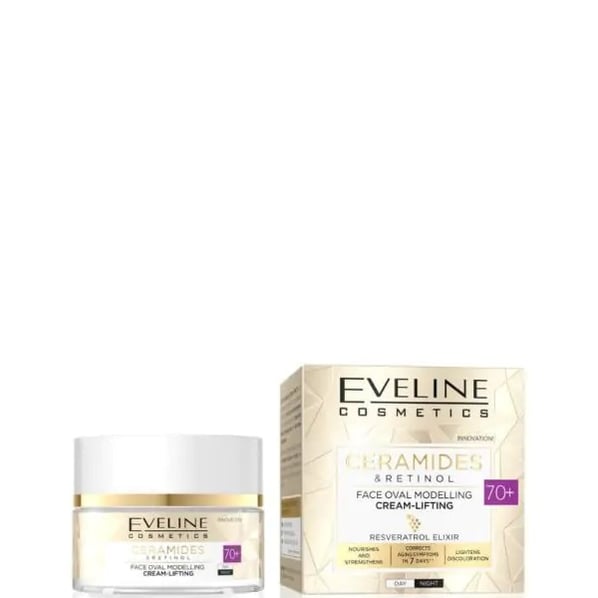 Eveline Ceramides and Retinol Моделиращ дневен и нощен крем за лице 70+ x50 мл