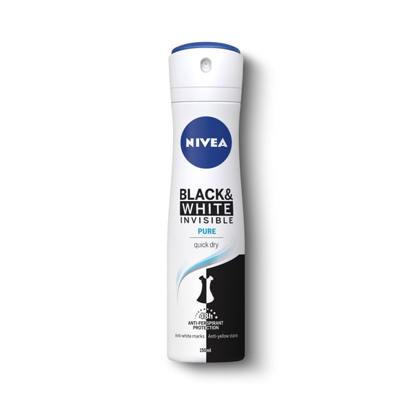 Nivea DEO спреи дамски INVISIBLE ON BLACK & WHITE PURE