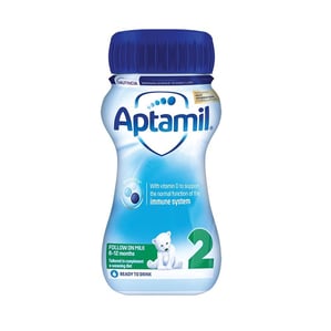 Aptamil 2 Течно мляко за хранене от 6-12M 200 мл