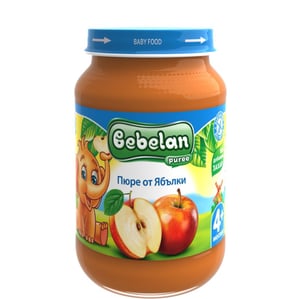 Bebelan Пюре ябълки 4+ месеца x190 г