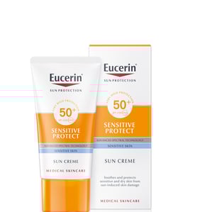 Eucerin Sensitive Protect Слънцезащитен крем за лице SPF50+ х50 мл
