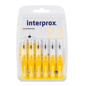 DENTAID ИНТЕРДЕНТ. ЧЗ INTERPROX 4G MINI 1.1MM, ISO 3 ; 6бр.