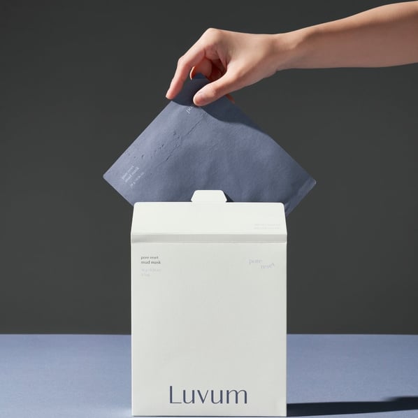 Luvum Pore Reset Шийт маска за намаляване на порите с глина 1x16 г