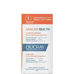 Ducray Anacaps Reactiv при реактивен косопад x90 капсули