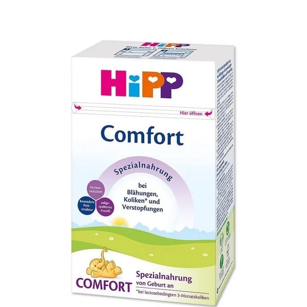HiPP Comfort Мляко за кърмачета при колики и запек х600 г