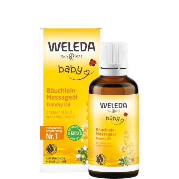 Weleda Baby Масажно масло за коремчето на бебето х50 мл