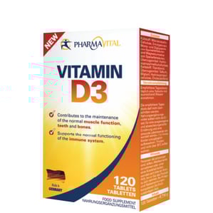 PharmaVital Vitamin D3 x120 таблетки