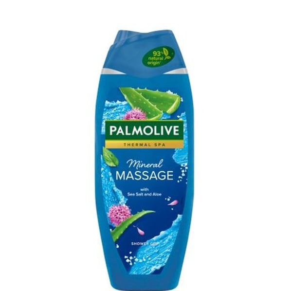 Palmolive Wellness Massage Душ гел за тяло с морска сол, екстракт от алое и етерични масла x500 мл