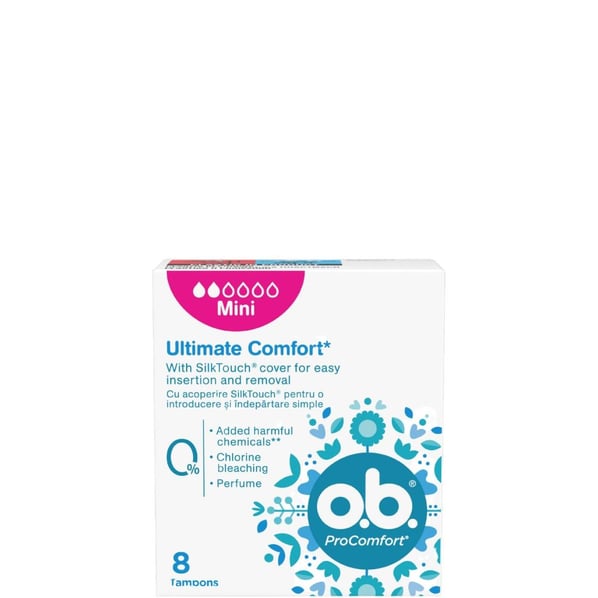O.B. ProComfort Mini Ultimate Comfort Дамски тампони x8 бр