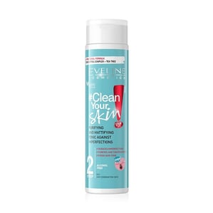 Eveline CLEANYOURSKIN почистващ и матиращ тоник - 225мл.