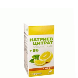Натриев цитрат + B6 сироп х100 мл Omega Vita