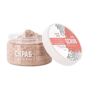 Bodi Beauty Satin Rose Скраб за тяло с екстракт от българска роза x330 мл