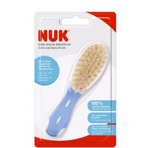 Nuk Super soft Четка от естествен косъм за бебета