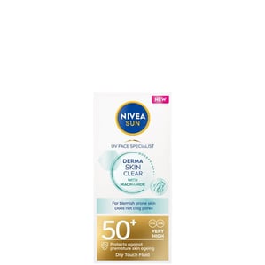 Nivea Sun UV Face Blemish Control Слънцезащитен флуид за лице SPF50+ x40 мл