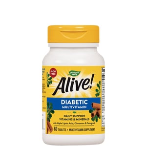 Alive Мултивитамини за диабетици x60 таблетки Nature's Way