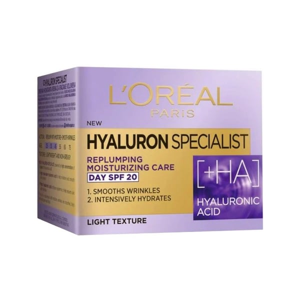 Loreal Hyaluron Specialist Дневен крем с хиалуронова киселина SPF20 x50 мл