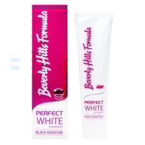 Beverly Hills Formula Perfect White Black Sensitive Избелваща паста за чувствителни зъби х100 мл