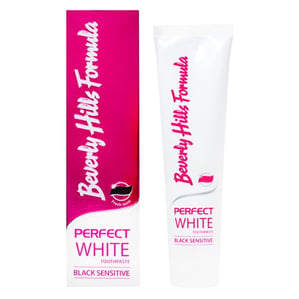 Beverly Hills Formula Perfect White Black Sensitive Избелваща паста за чувствителни зъби х100 мл