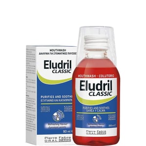 Комплект Eludril Classic Вода за уста x200 мл + 90 мл