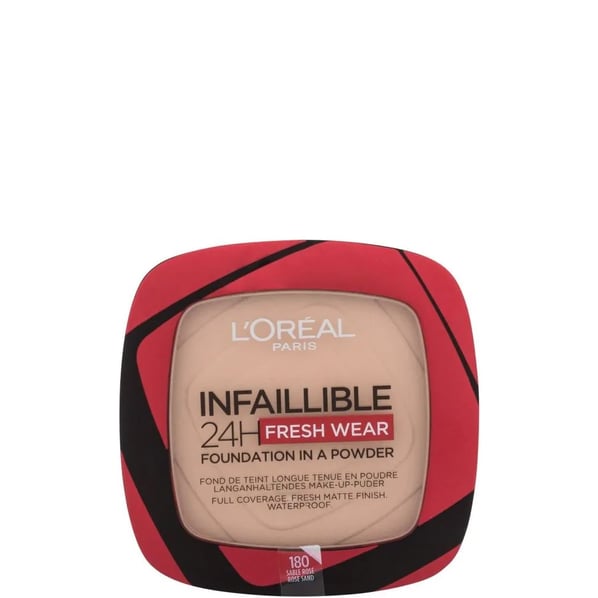 L’Oreal Infallible Fresh Wear Компактна пудра за лице 180 Rose Sand