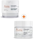 Комплект Avene Hyaluron Activ B3 Регенериращ аква гел-крем x50 мл + Avene Hyaluron Activ B3 Мулти-интензивен нощен крем за лице x40 мл 
