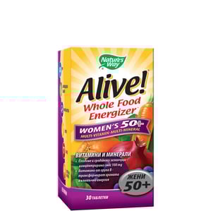 Alive Мултивитамини и минерали за жени 50+ х30 таблетки Nature's Way