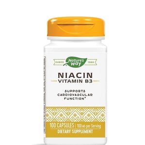 Ниацин 100 мг x100 капсули Nature's Way