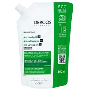 Vichy Dercos DS Шампоан против пърхот за нормална към мазна коса пълнител х500 мл