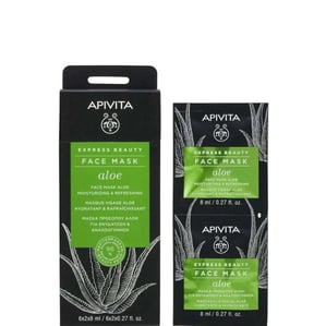 Apivita Express Beauty Освежаваща маска с алое 6x2х8 мл