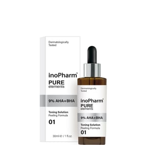 InoPharm Pure Elements Пилинг за лице с 9% АНА+ВНА хидрокси киселини x30 мл