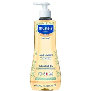 Mustela Душ-олио за суха кожа при бебета и деца x500 мл