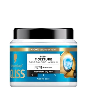 Gliss 4-in-1 Moisture Хидратираща маска за нормална до суха коса x400 мл