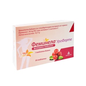 Феминела Урофорте х30 таблетки Angelini Pharma