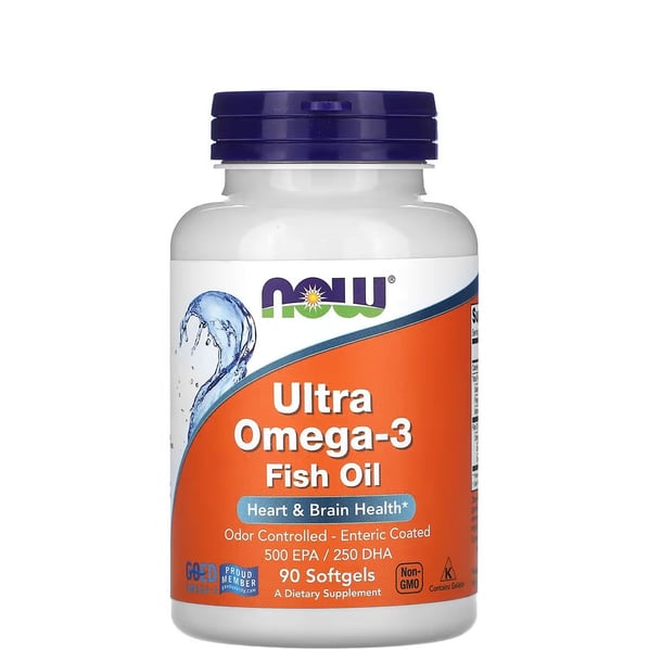Ултра Омега 3 x90 меки капсули Now Foods