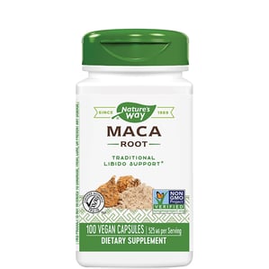 Мака корен 525 мг за повишаване на тонуса и либидото х100 капсули Nature's Way