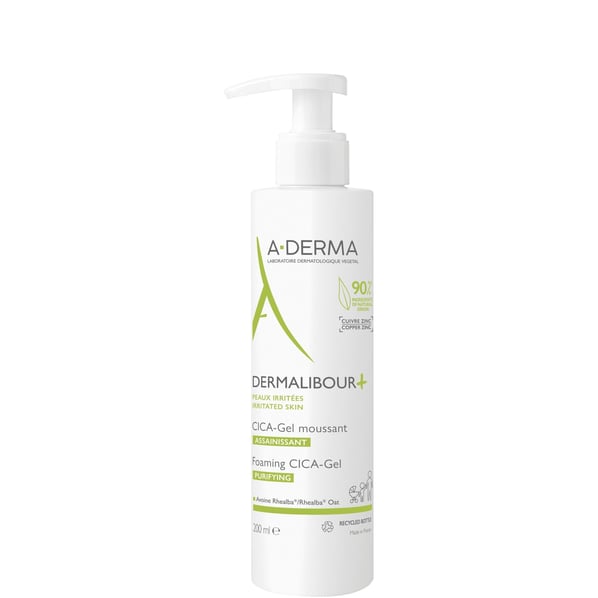 A-Derma Dermalibour+ Пенещ се гел х200 мл
