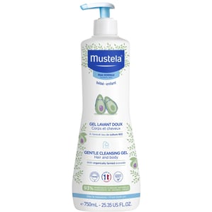 Mustela Gentle Cleansing Gel бебешки гел измиващ за коса и тяло x750 мл