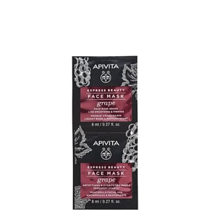 Apivita Express Beauty Изглаждаща маска за бръчки с грозде 2х8 мл