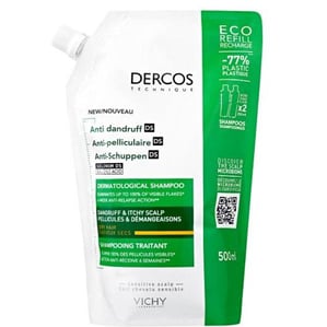 Vichy Dercos DS Шампоан против пърхот за суха коса пълнител х500 мл