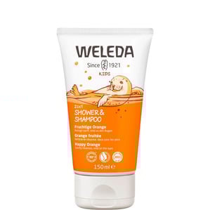 Weleda Kids 2в1 Душ гел и шампоан за деца портокал х150 мл