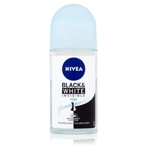Nivea DEO рол-он дамски INVISIBLE ON BLACK & WHITE PURE