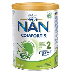 Nestle NAN Comfortis 2 Обогатено преходно мляко на прах 6+ месеца х800 г