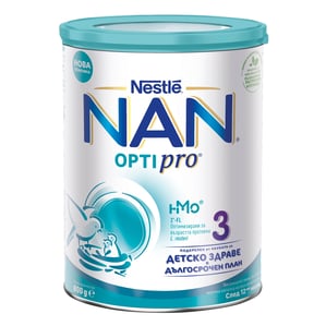 Nestle Nan Optipro 3 HM-O Обогатено преходно мляко 12+ месеца х800 г