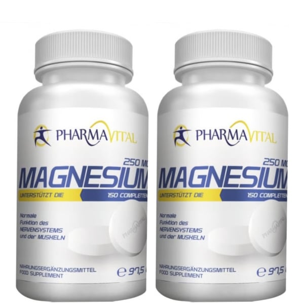 Комплект PharmaVital Магнезий 250 мг 2x150 таблетки
