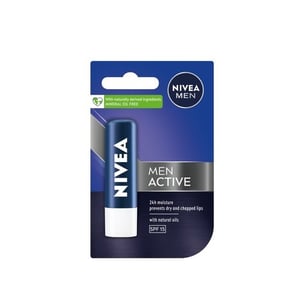 Nivea Men Active Care Балсам за устни SPF15 х4.8 г