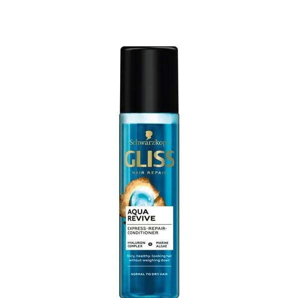 Gliss Aqua Revive Express Repair Балсам за нормална до суха коса спрей x200 мл