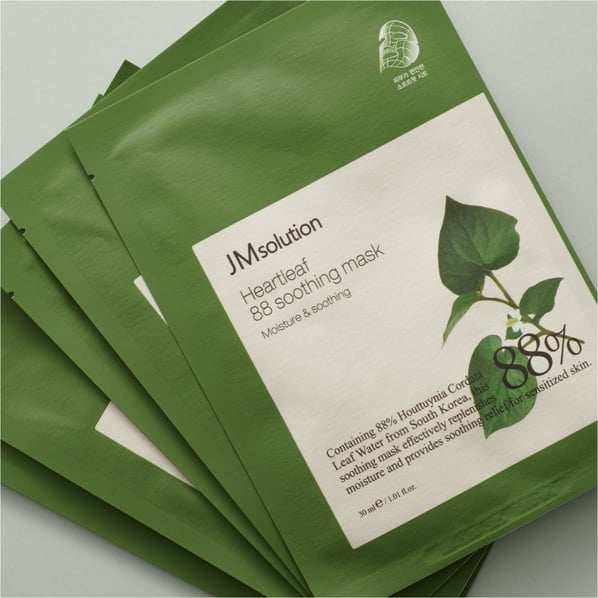 JMsolution Heartleaf 88 Успокояваща маска за кожа x30 мл