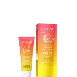Eveline Хидратиращ слънцезащитен крем с витамин С SPF50 x50 мл